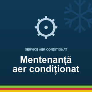Mentenanță aer condiționat (curățare, verificare freon)