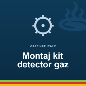 Montaj kit detector de gaz