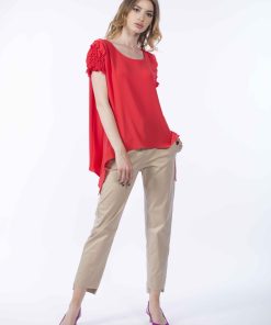 Bluză roșie de damă, RVL